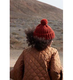 Dames muts Fired Clay gemaakt van Lang Yarns Wooladdicts Fire