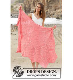 Deken gemaakt van Drops Safran