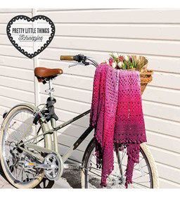 Sjaal met bolletjes gemaakt van Scheepjes Whirl