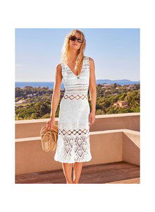 Damesjurk Francesca met fantastiepatroon