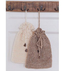 Boodschappennetje gemaakt van Scheepjes Stone Washed