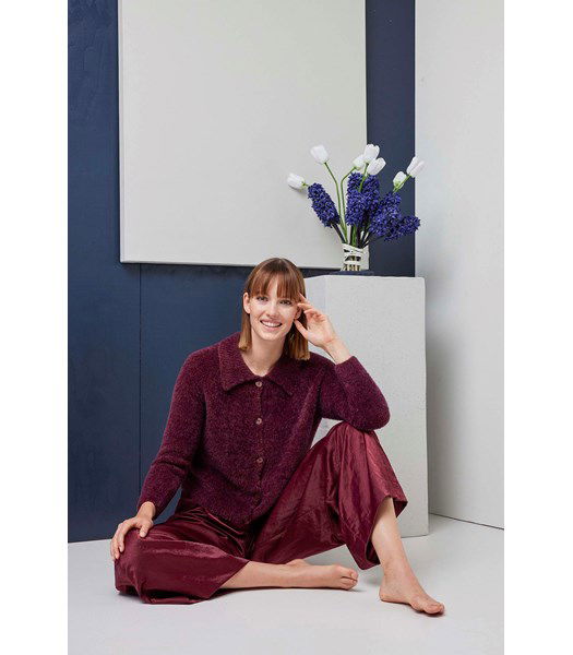 Breipatroon Warm damesvest Hedi