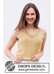 Zomers damestopje met V-hals