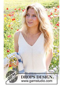 Damestop White Sails met v-hals