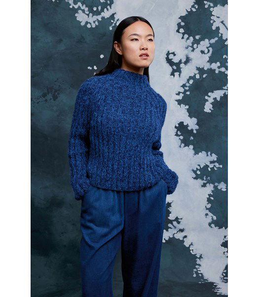 Breipatroon Trui met turtle neck