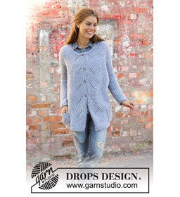 Dames vest gemaakt van Drops Nepal