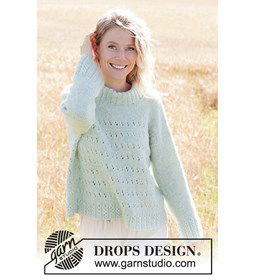 Frisse Mint Trui gemaakt van Drops Air