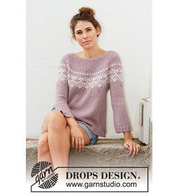 Dames trui gemaakt van DROPS Sky