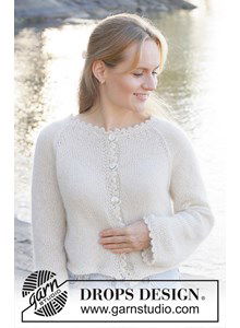 White Cascade Cardigan