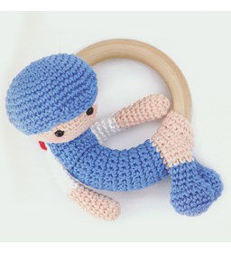 Rammelaar boertje gemaakt van Lijm gips klei