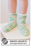 Breipatroon Watermelon Socks van andere kant