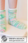 Breipatroon Watermelon Socks van andere kant