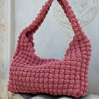 Luxe tas in noppenpatroon