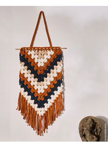 wandhanger met franjes