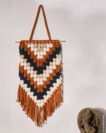 wandhanger met franjes