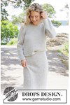 Breipatroon Soft Horizon Skirt van andere kant