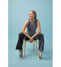 Zomers mouwloos truitje