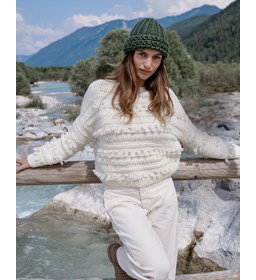 Trui met lussen gemaakt van Lana Grossa Cool Merino Big