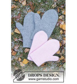 Sneeuwpret Handschoenen gemaakt van Drops Lima