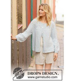 vest voor dames gemaakt van Drops Air