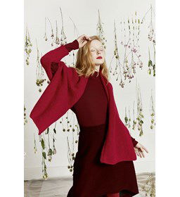 Poncho gemaakt van Lang Yarns Cashmere Light