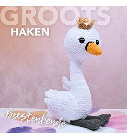 Knuffel zwaan gemaakt van Durable Glam