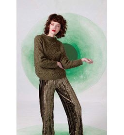 Damestrui met medaillon patroon 