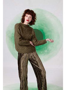 Damestrui met medaillon patroon 