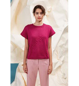 Damestop met korte mouwen