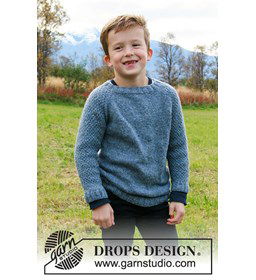 Trui gemaakt van DROPS Sky