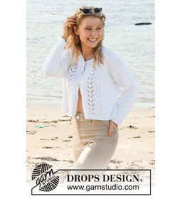 Damesvest gemaakt van Drops Cotton Light