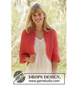 Tea Rose gemaakt van Drops Brushed Alpaca Silk