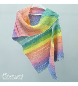 Snow Day Shawl gemaakt van Scheepjes Snowfall