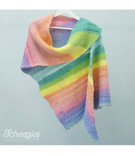 Haakpatroon Snow Day Shawl