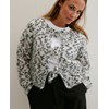 Vest in dalmatier print