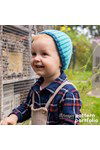 Breipatroon Salopette voor baby of peuter van andere kant