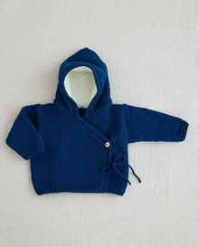 Vest met striksluiting