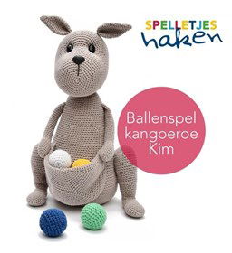 Spelletje gemaakt van Scheepjes Catona 25 en 10 gram