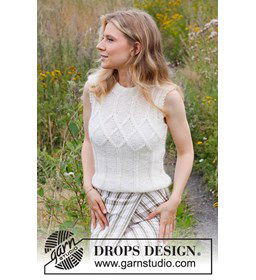 Dames top gemaakt van DROPS Sky