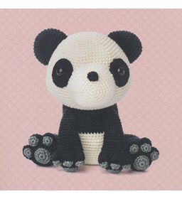 Panda gemaakt van Phildar Phil Coton 3