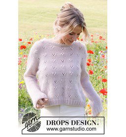 Damestrui Heart Catcher gemaakt van DROPS Flora