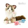 Ragdoll poes met muisjes