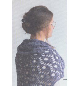 Sjaal Tranen gemaakt van Scheepjes Linen soft