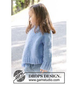 Blauwe Wolk Trui gemaakt van Rondbreinaald nr 3,5