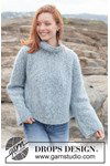 Haakpatroon Ocean Whisper Trui van andere kant