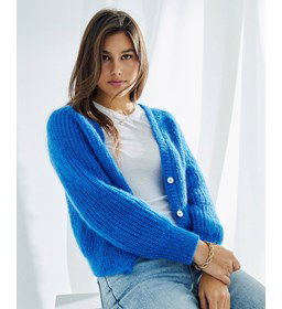 Damesvest in parelboordsteek