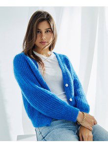 Damesvest in parelboordsteek