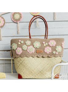 Vrolijke boodschappenmand