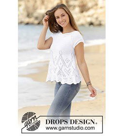 Topje gemaakt van Drops Muskat