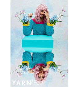 Gehaakte damestrui in overlay mozaiek haaktechniek gemaakt van Scheepjes metropolis